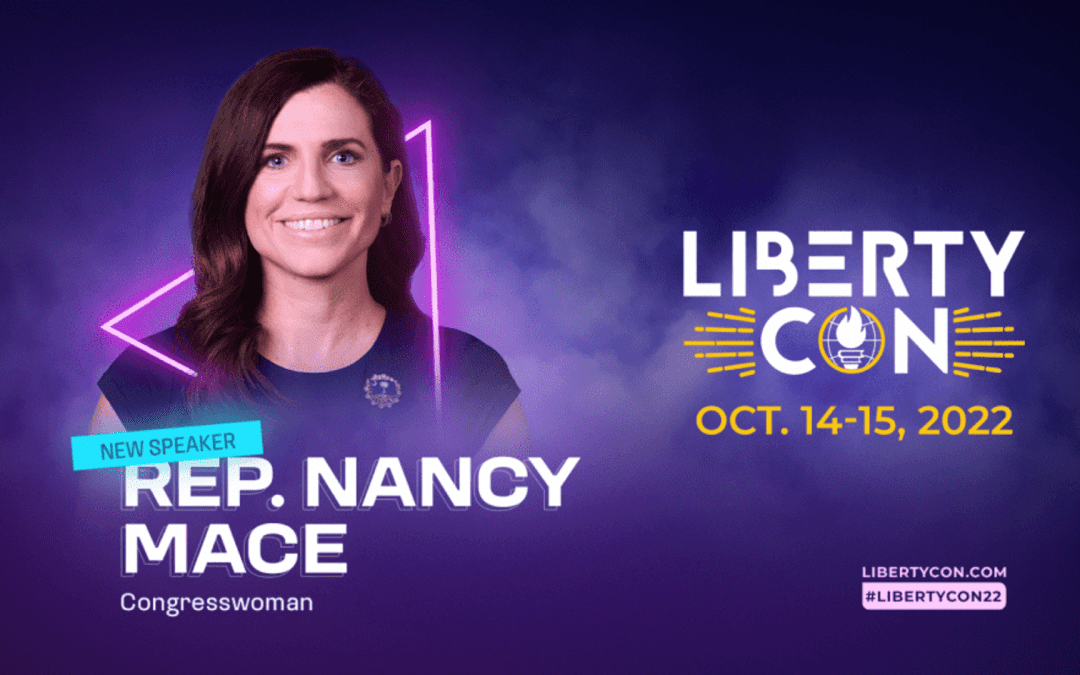 We are proud to announce that Congresswoman Nancy Mace from South Carolina’s 1st district will join us at this year’s LibertyCon International