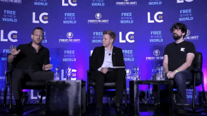 2020 VP candidate Spike Cohen joined famed YouTuber and streaming pioneer Steven Bonnell II aka Destiny for a debate at LibertyCon International in Miami